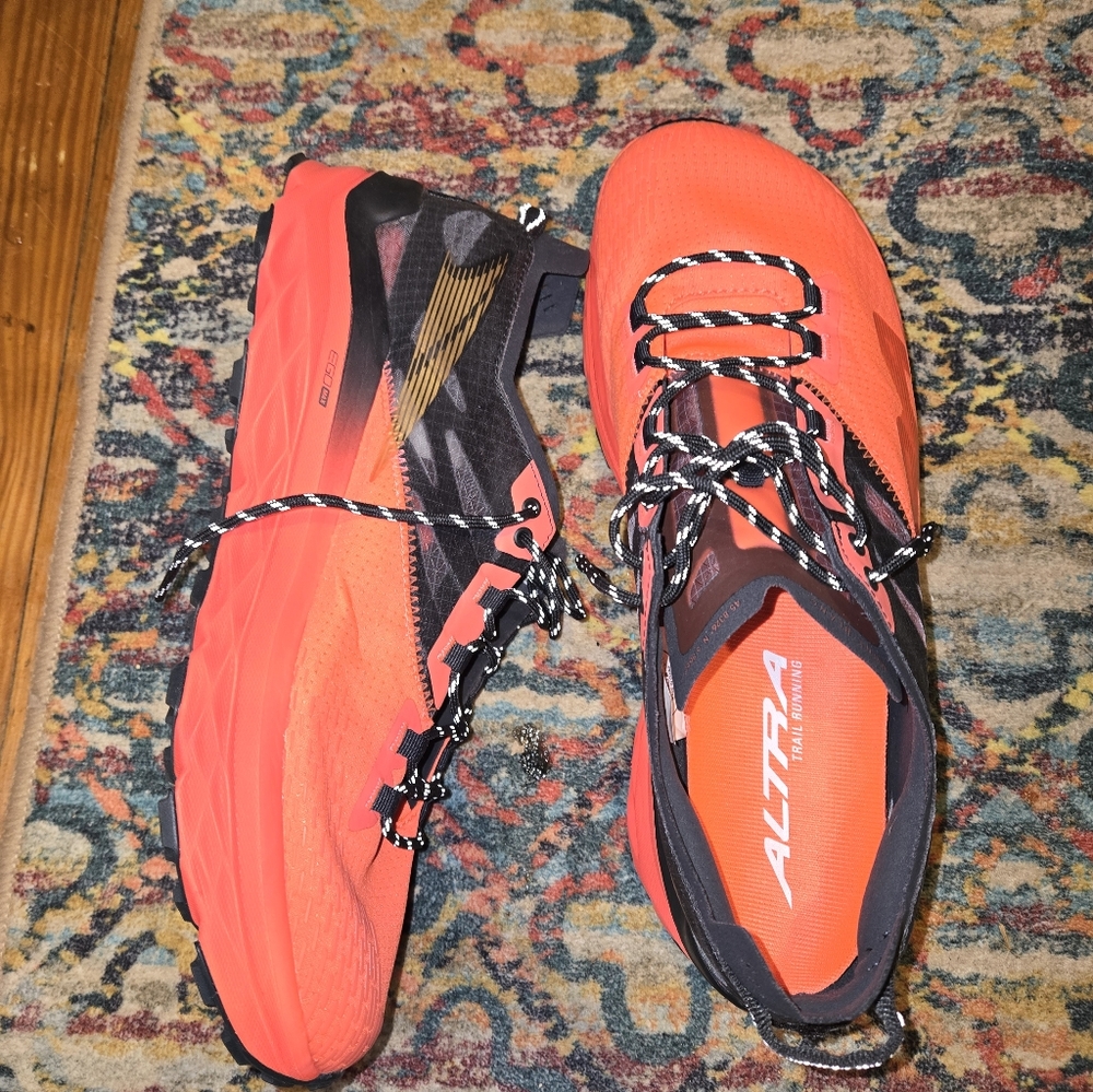 Altra Bright Orange Trail Running Shoes - Picture 3 of 5